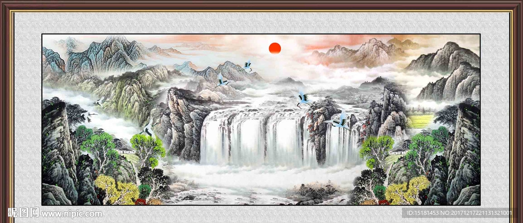 国画山水