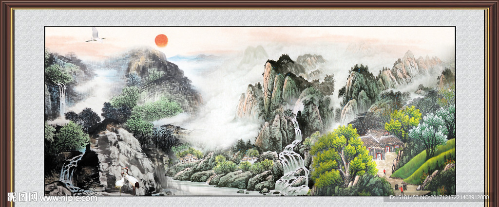 国画山水