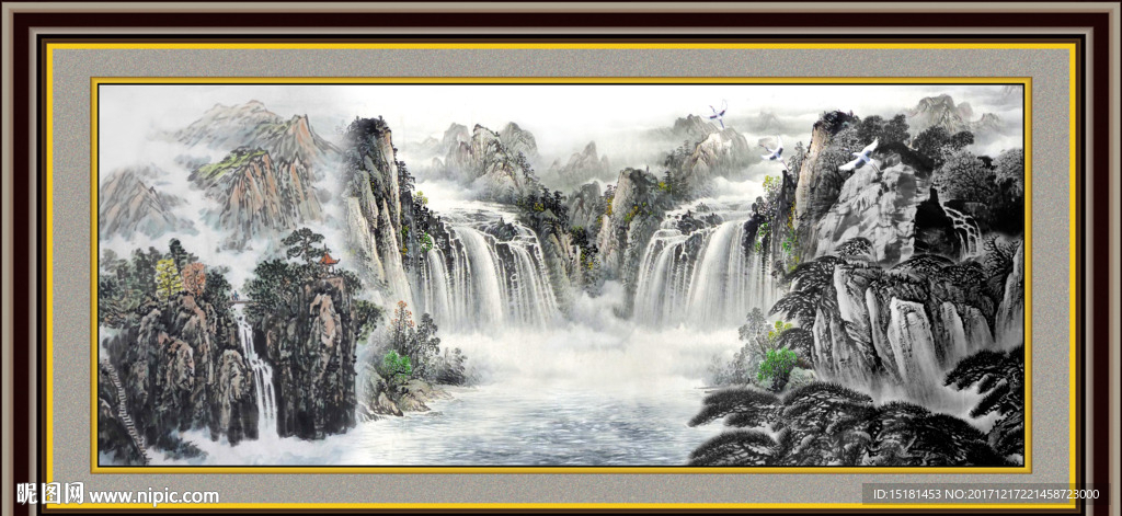 山水国画