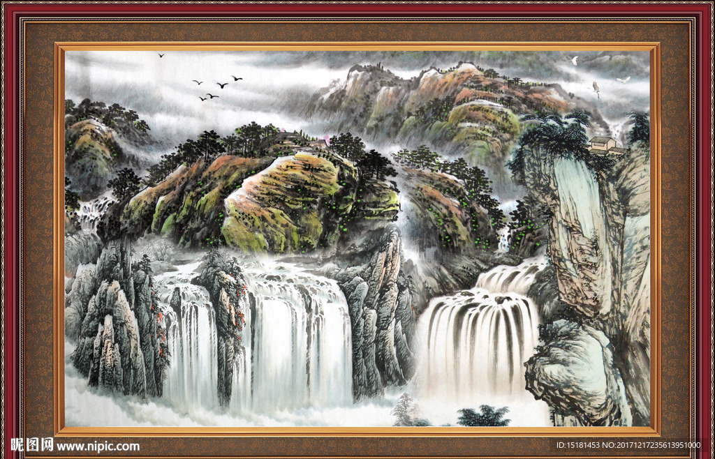 山水国画