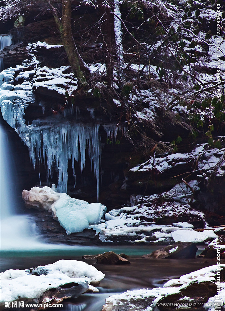 小溪流石头风景画玄关过道