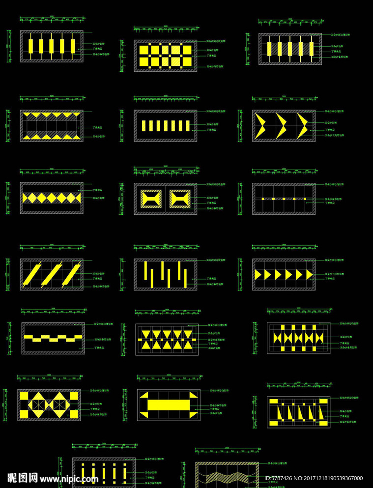 石材地面拼花小品