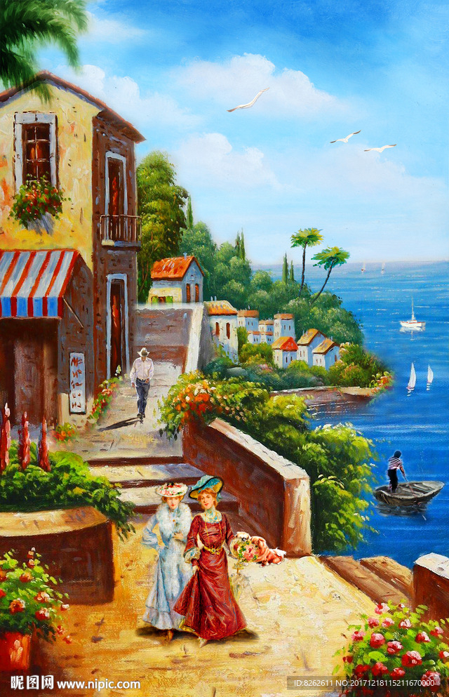 油画风景