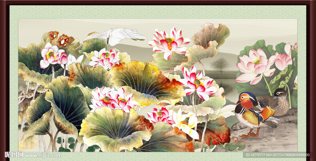 荷花图