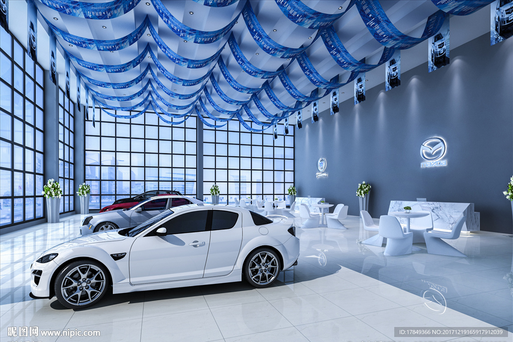 4s汽车 展厅专卖店