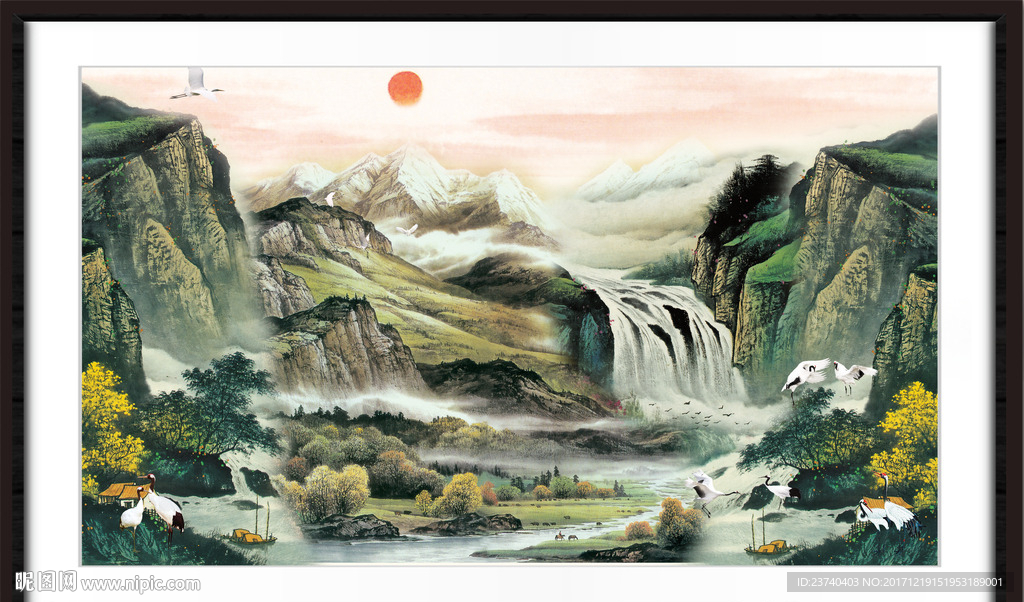 山水国画
