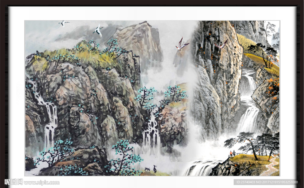 山水国画