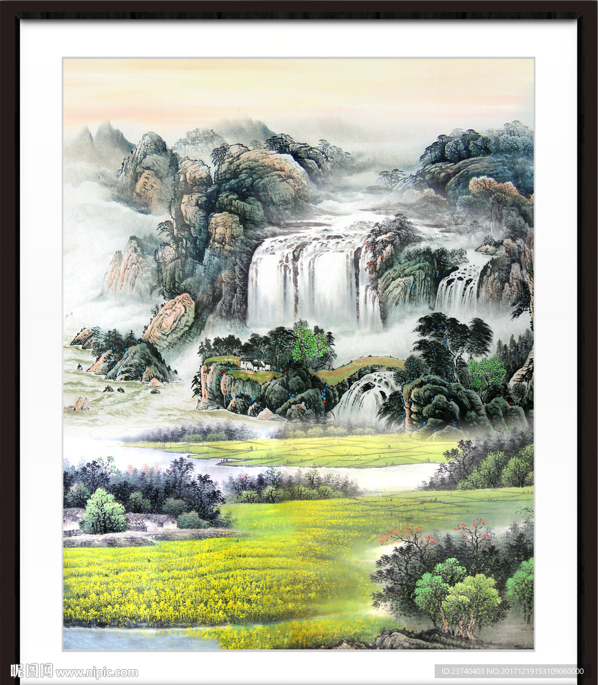巨幅山水画