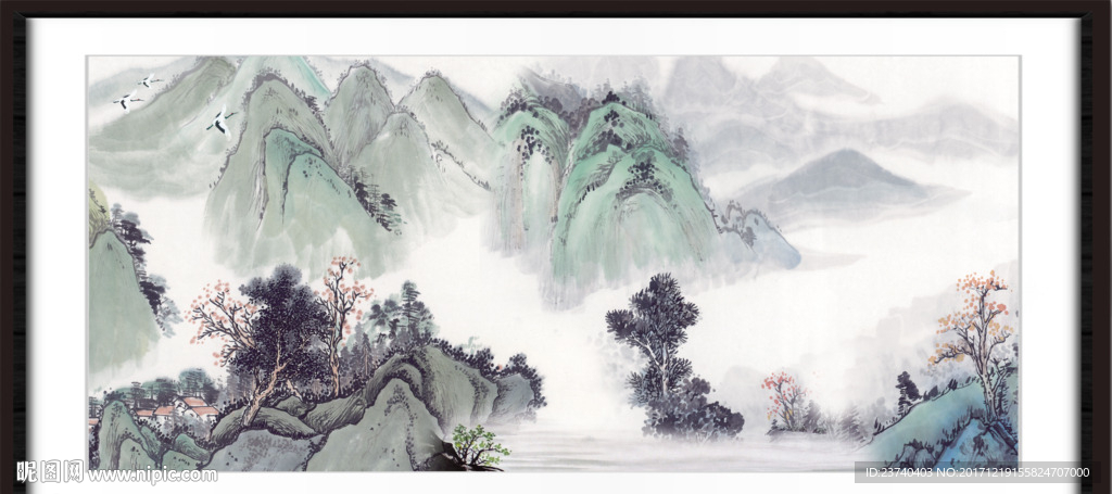 巨幅山水