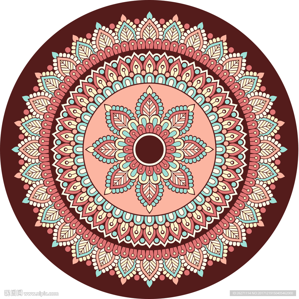 彩印地毯欧式地毯圆形