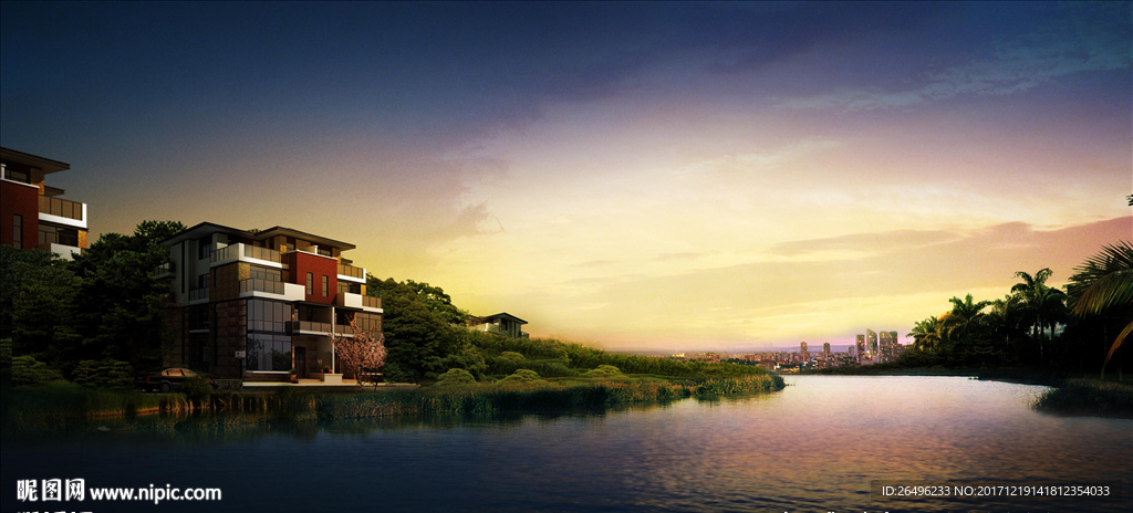 房地产别墅广告