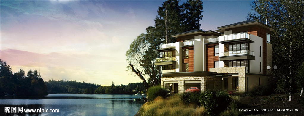 房地产别墅广告