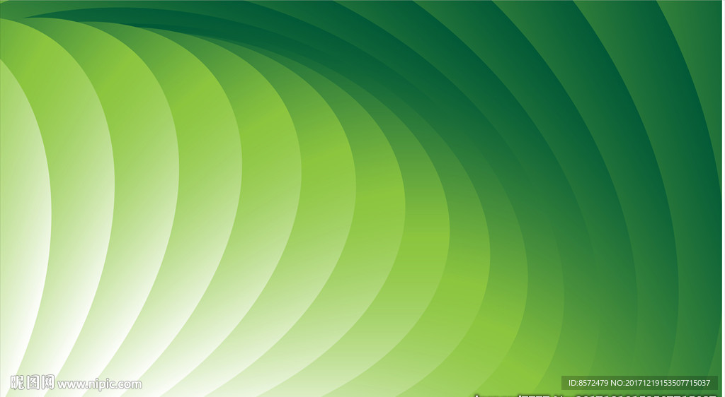 绿色渐变曲线背景