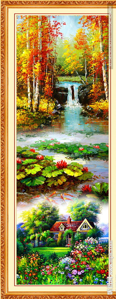 山水油画