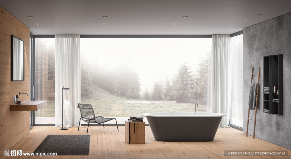 极致简约风格 北欧风格现代浴室