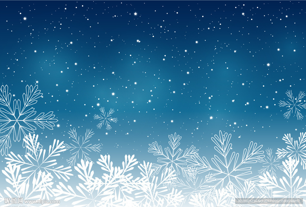 雪花背景