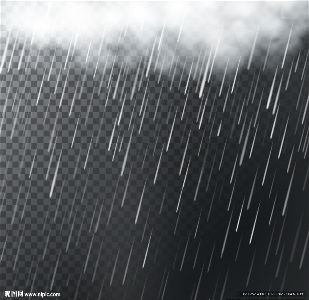 下雨雨滴