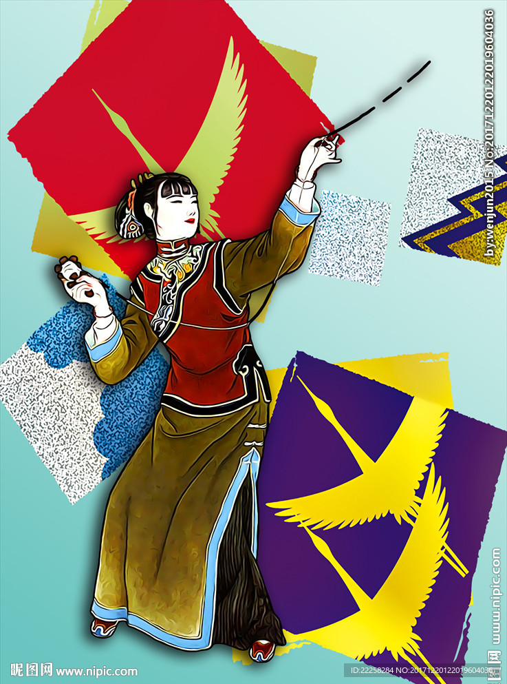 古装仕女插画