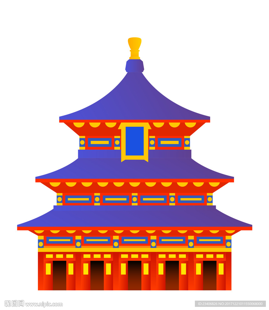 天坛祈年殿AI素材