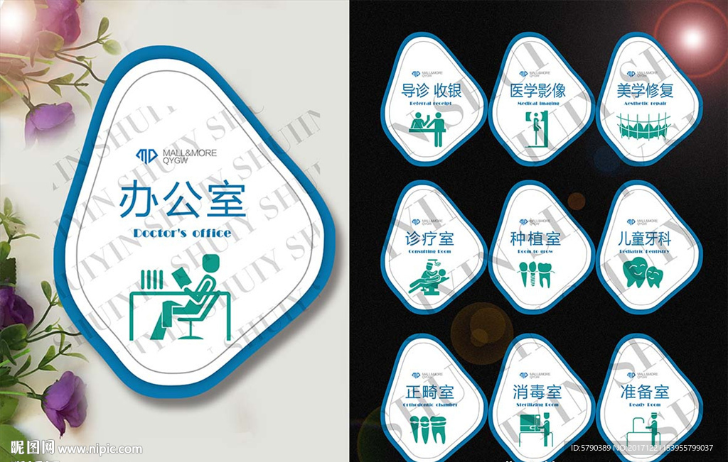 牙科门牌