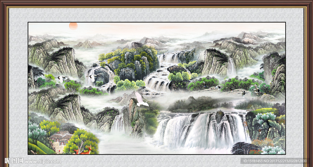 山水国画