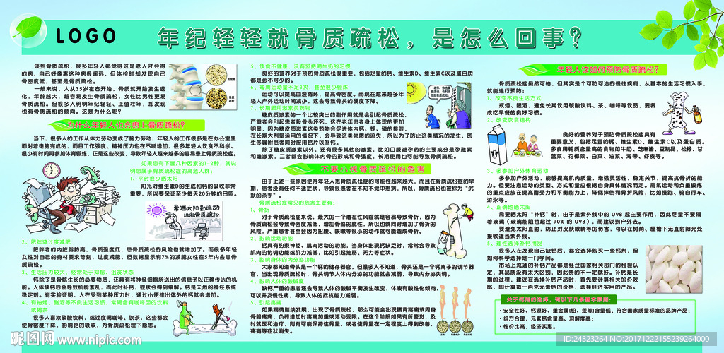 骨科展板  医院展板 绿色展板