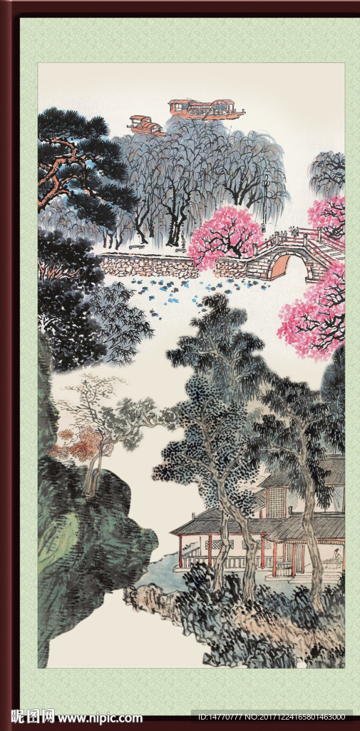 国画竖幅