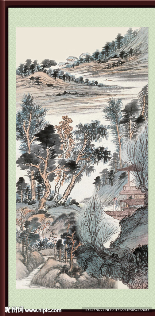 国画竖幅
