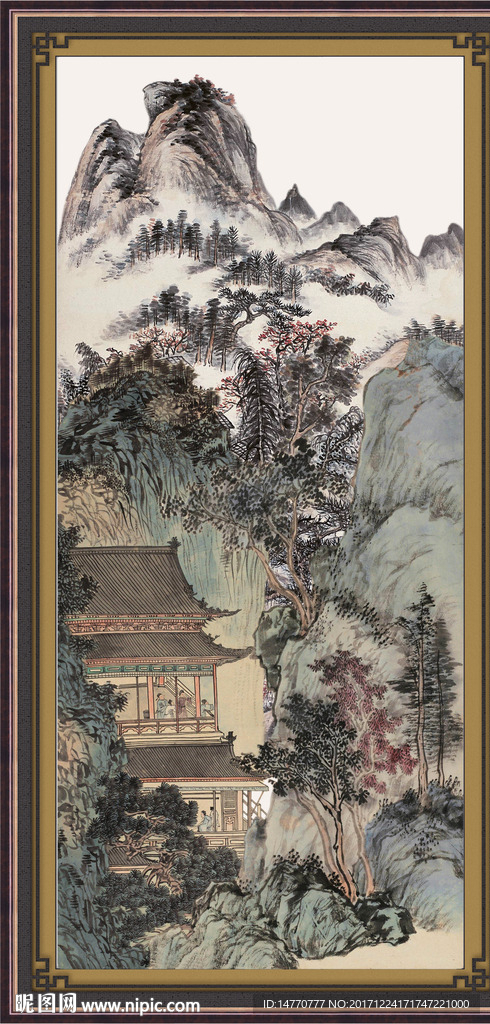 水墨国画风景