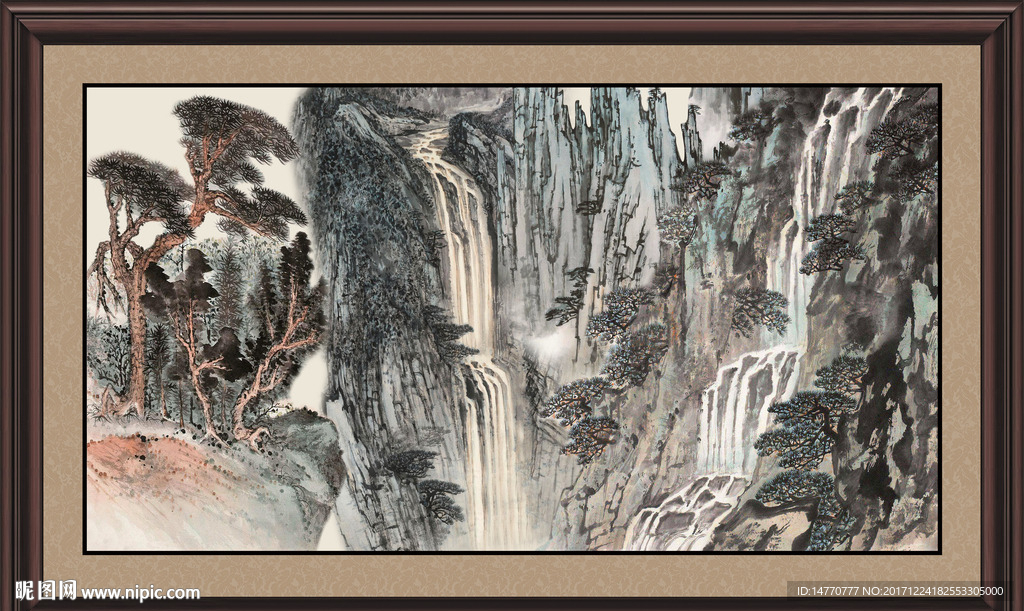 水墨国画风景