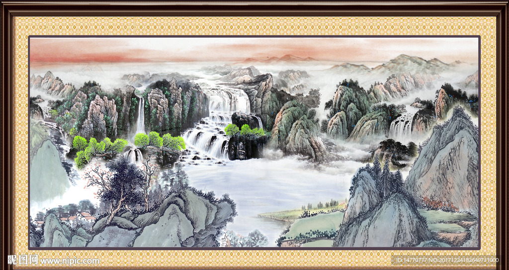 山水国画