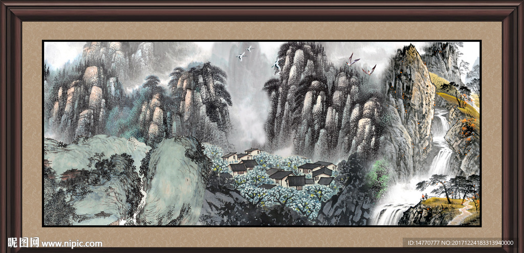 水墨国画风景
