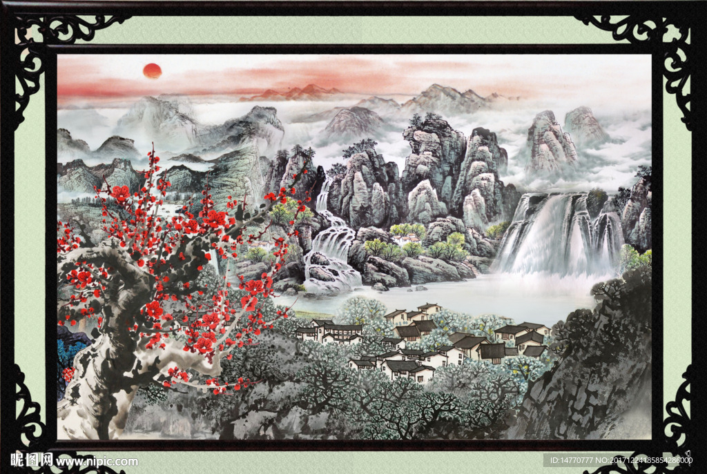 国画山水
