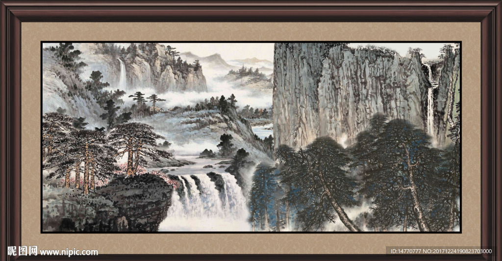 山水国画