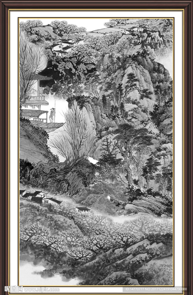 水墨国画风景
