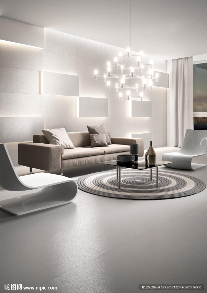 极致北欧风格 仿古砖 瓷砖效果