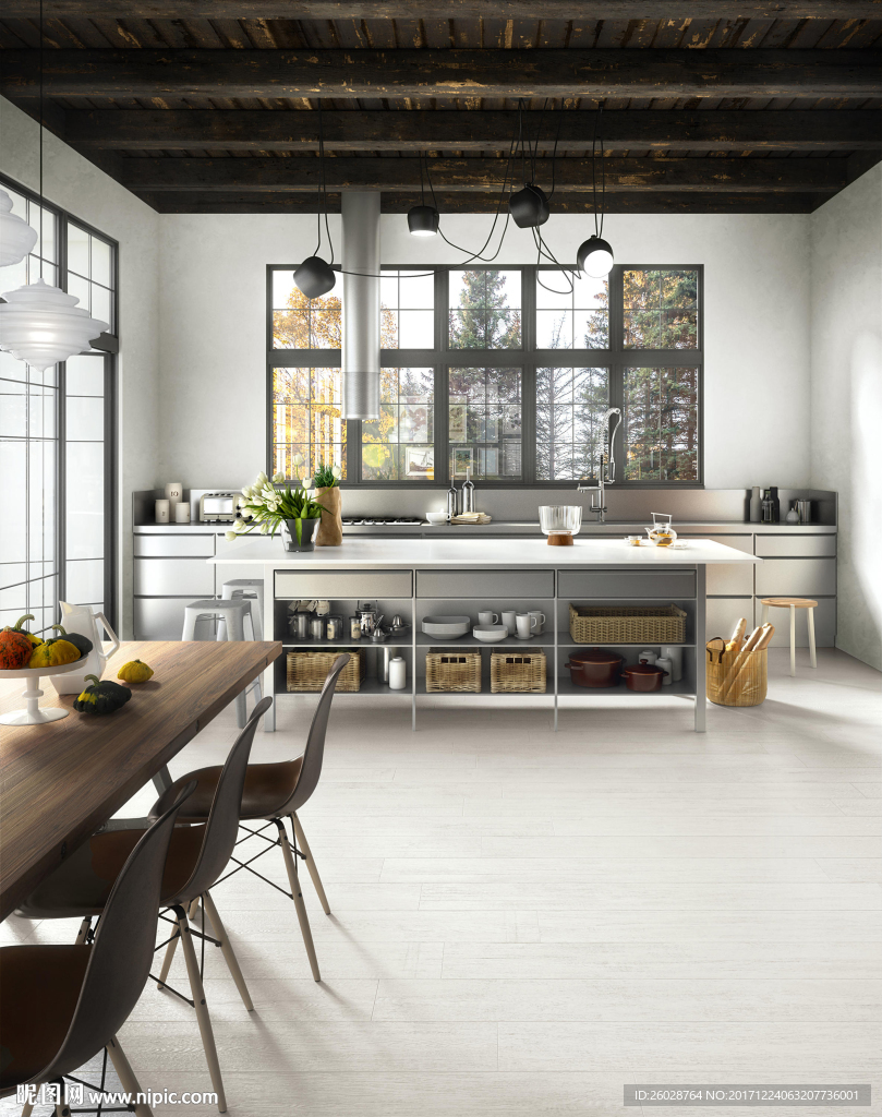 极致北欧风格 仿古砖 瓷砖效果