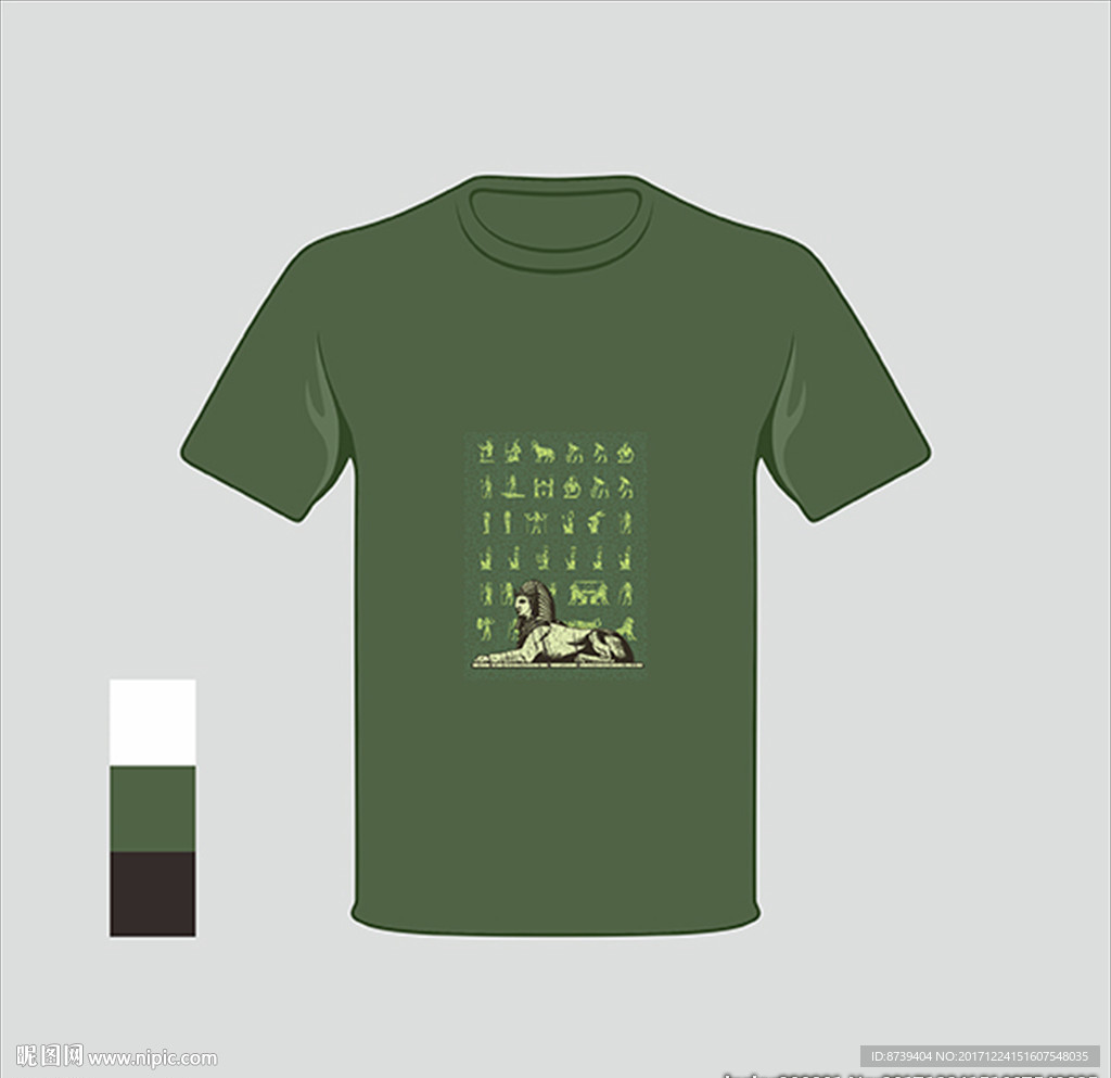 T恤印花 服装图案 希腊文化