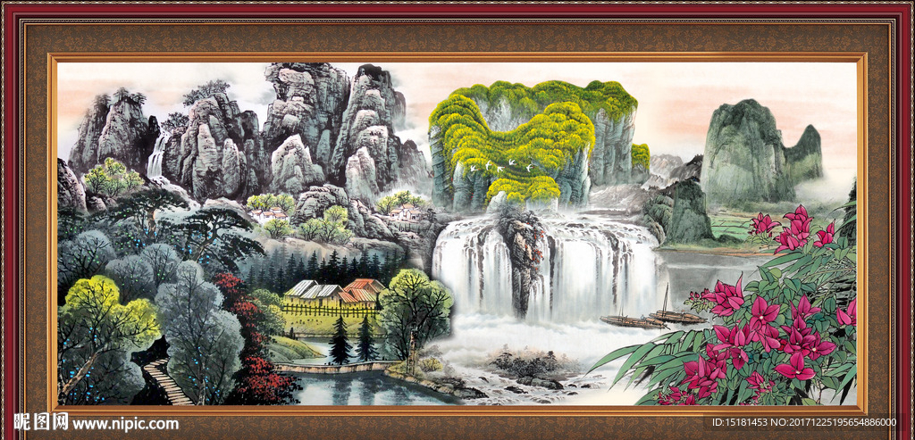 山水国画