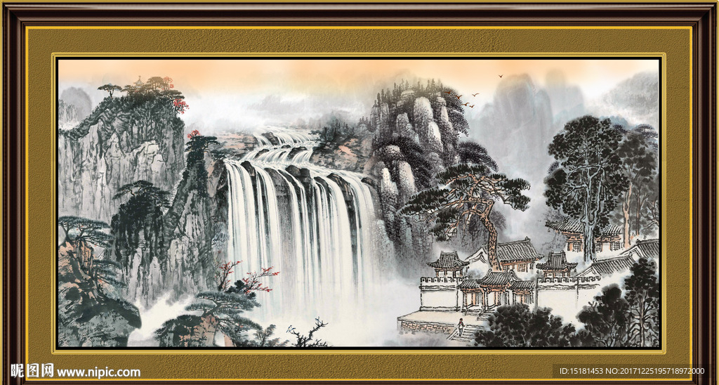 山水国画