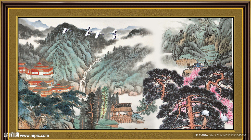 山水国画