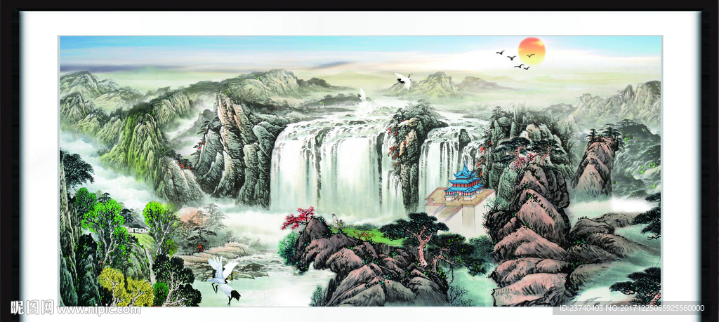 山水国画