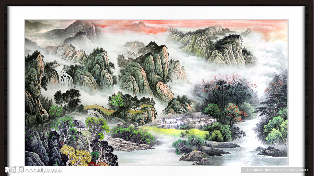 国画山水