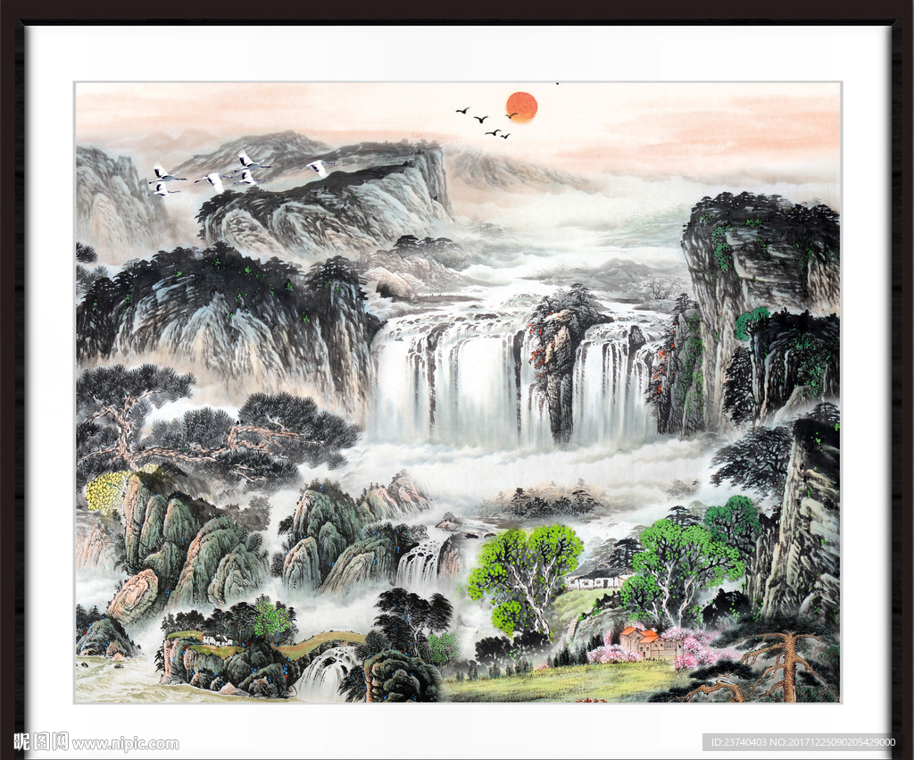 山水国画