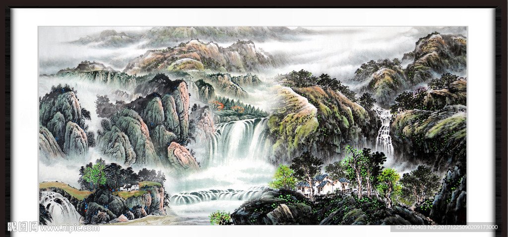 山水国画