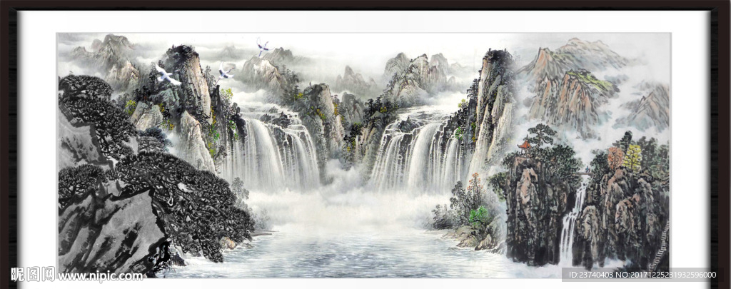 山水国画