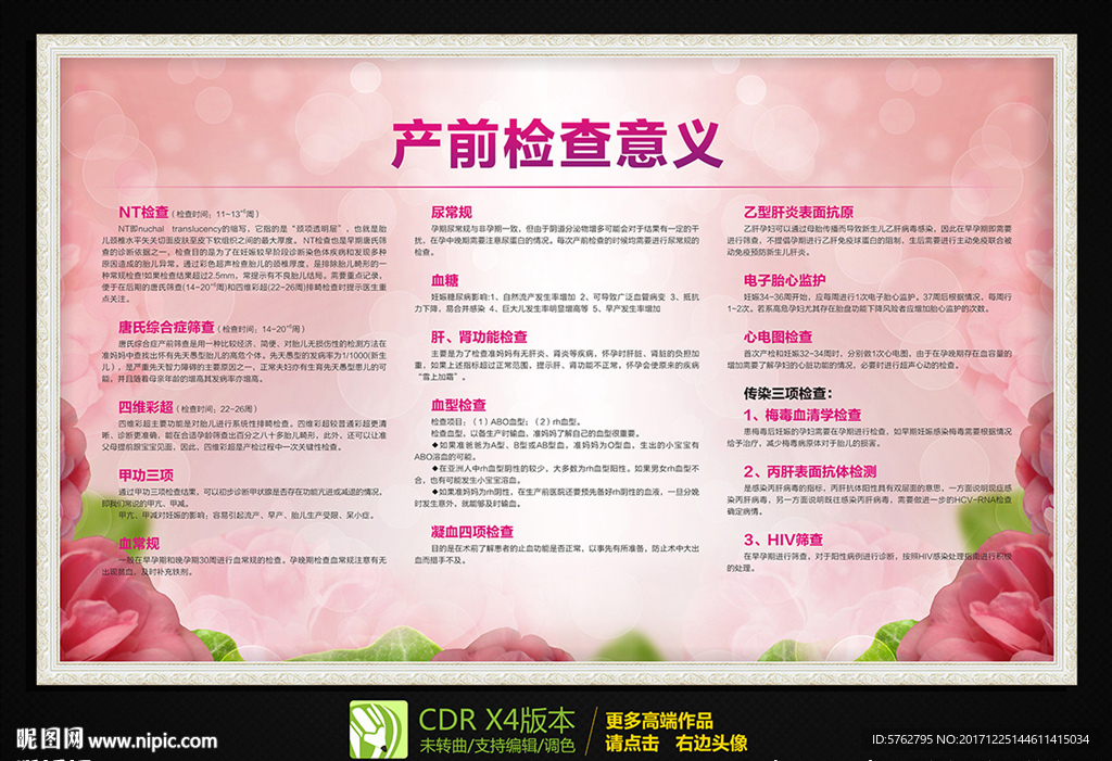 产前检查意义