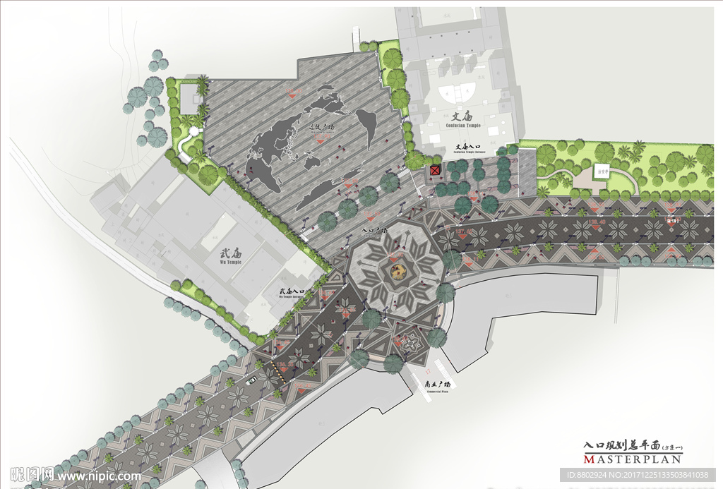 瑶族文化广场平面图