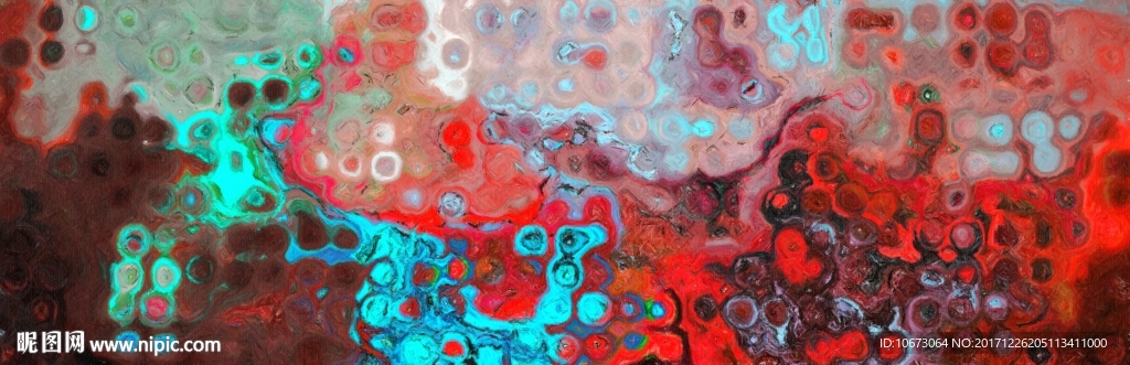 抽象油画