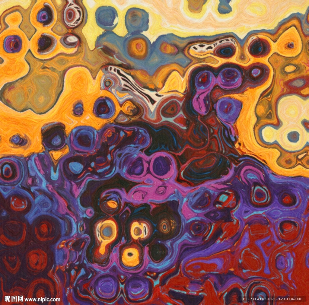 抽象油画